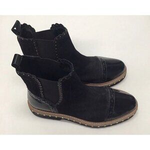 Free People Atlas Women’s Size 37 Studded Chelsea Ankle Boot Black US 6.5
